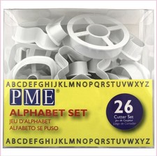 PME Alphabet Cookie Cutter Set