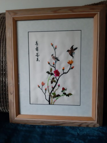 Vintage chinese embroidery - vintage,