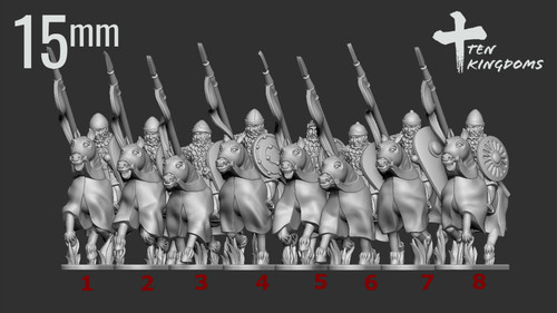 15mm georgian arm spear - arm.,