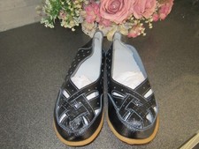 Leather black soft - soft, shoes