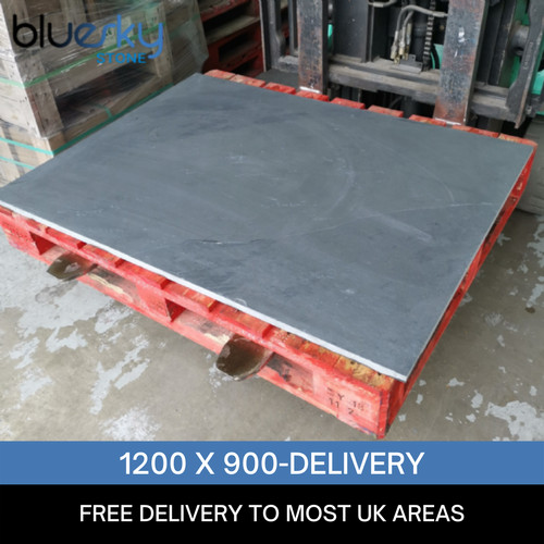 Slate hearth for wood burners
