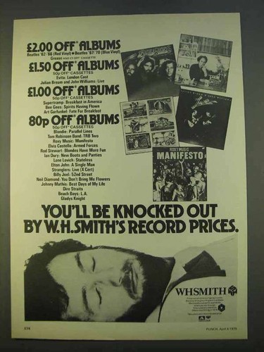 1979 whsmith record albums - record,