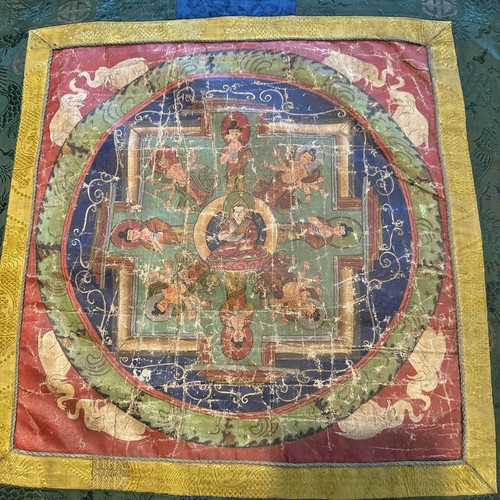 Antique mandala tangka - mandala, tangka"