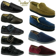 DR KELLER MENS SLIPPERS STRAP