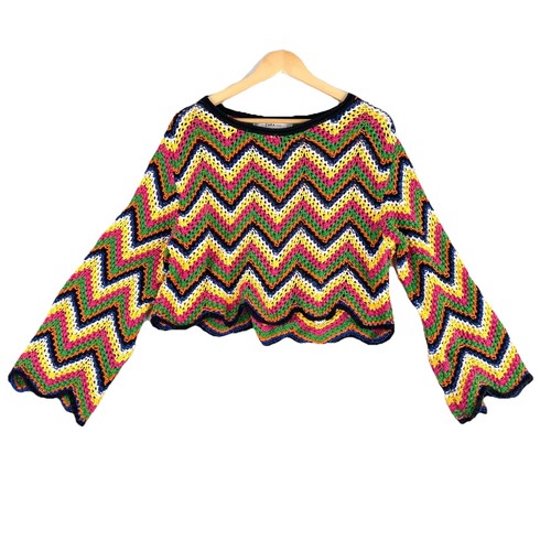 Zara knit cropped jumper - zara,