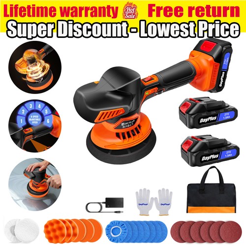 Cordless car da polisher - 5",