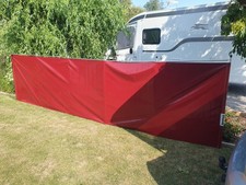 Jormax Wind Break Caravan Motorhome Complete Set In Dark Red