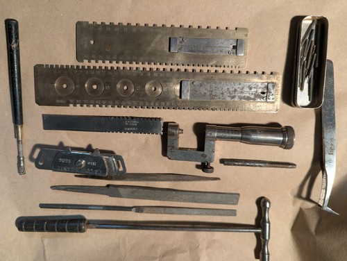 Vintage watchmaker tools - vintage,