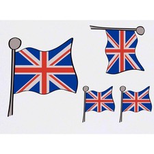4 x 'Union Jack flag'