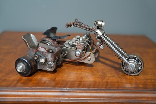 Vintage motorcycle sidecar - vintage,