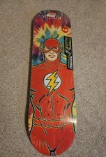 Rare Almost Flash Willow DC Comics Skateboard Deck Red Tie Dye Brand New Sealed