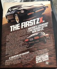 Vintage 1979 Datsun Nissan 280-ZX The First ZX Print Ad-8.5 x 11" MAN CAVE