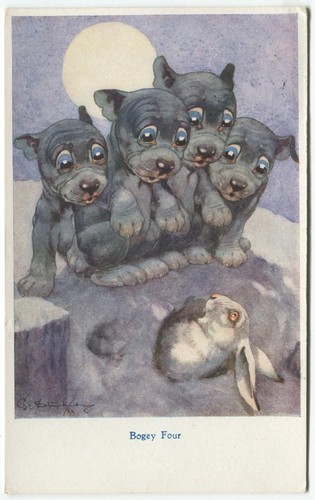 Bonzo dog rabbit bogey four - bonzo, rabbit,