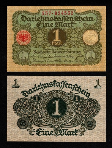 1920 germany mark banknotes - 1,