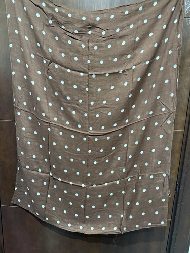 Brown polka dot double sided - polka,
