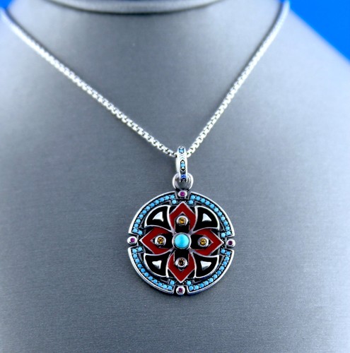 Thomas sabo turquoise pendant - sabo,