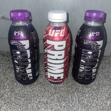 Prime *Empty* Bottle Collectors Bundle Lot X3 Bottles X2 Ksi X1 UFC UK