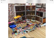 Sindy Large Bundle - Houses, Extension, Stable, Furniture, Clothes, Caravan, Etc