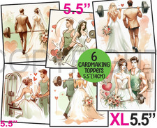 6 XL Card Toppers 5.5"