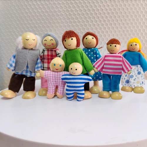Piece wooden doll house - piece,
