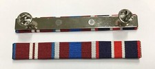 Kings Coronation + Queens Jubilee Diamond Platinum Ribbon Bar (Official Ribbons)