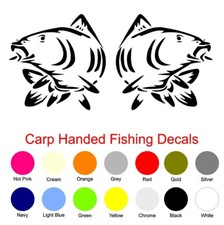 Carp Fishing Stickers Car Van
