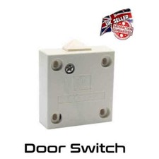 Wardrobe Light Switch - Cabinet Door Cupboard 2 Amp Push To Break *UK Seller*