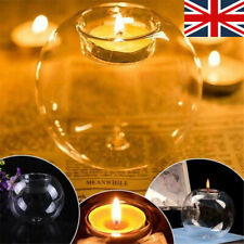 6Pcs Glass Tea Candle Holders
