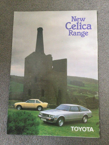 Toyota celica range brochure - toyota,