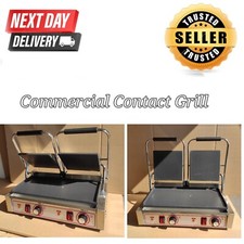 HOT SALE ! Commercial Double Large Panini, Toastie,  Contact Grill Press