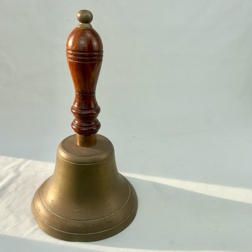 Vintage antique brass handbell - antique,