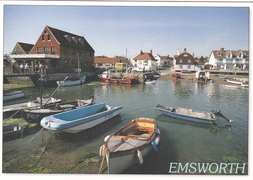 Emsworth hampshire postcard - emsworth,