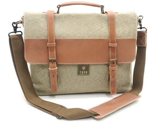 Swiss army 1958 canvas - canvas, leather