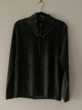 Cotton Traders Ladies Deep Forest Jersey Cord Cowl Neck Top BNWTags