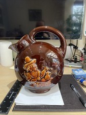 4 PINT KINGSWARE??  TREACLE  GLAZE WARE EXTRA LARGE JUG  EX. COND.