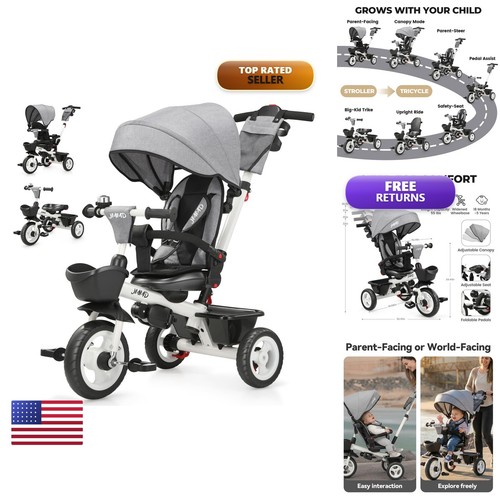 Jmmd tricycle stroller - 7,