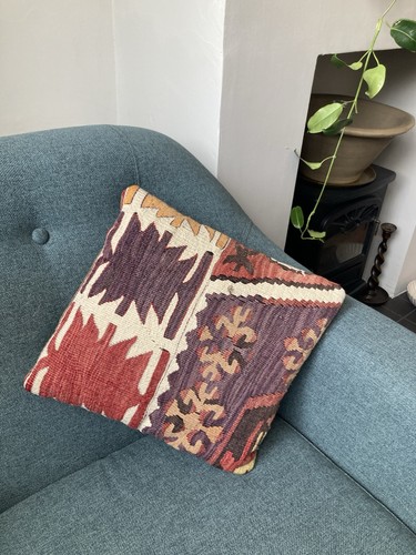 Kilim cushion small vintage - kilim,
