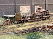 OO gauge wagon: Weathered car