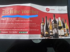 Wine voucher virgin - £75,
