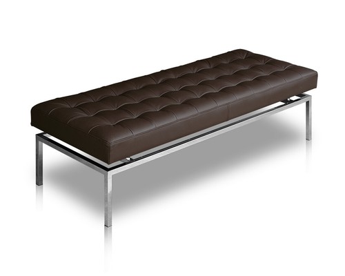 Bauhaus leather seating bench