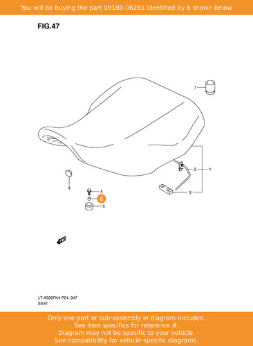 Suzuki spacer 09180 06261 oem - suzuki, spacer,