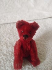 Antique Rare RED  Schuco bear