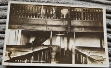 Old Gallery Midhope St James' Church Sheffield Postcard Vintage old early 1900s