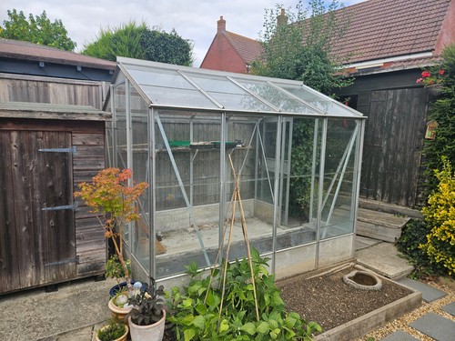 8x6ft aluminium glass - aluminium,