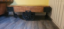 Vintage "Railway Cart " Coffee Table