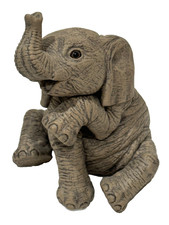THE HERD Elephant Ornament Peanut No. 3109 Marty Sculpture Inc