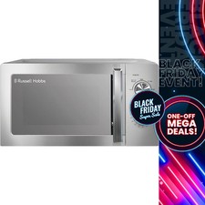 Russell Hobbs 17L RHMM727SS Compact Solo Microwave Oven Easy Clean 700w Silver
