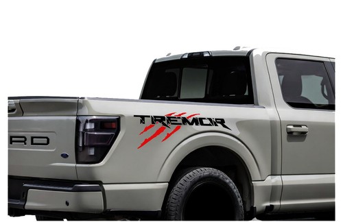 Tremor bed side decals - decals, claw