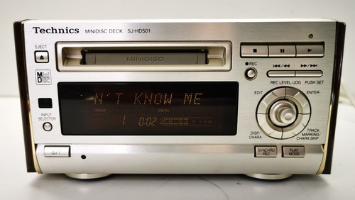 Technics hd501 minidisc - technics,