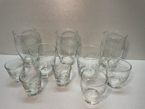 Vintage laurel leaf glass - leaf,